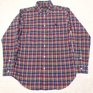 Ralph Lauren Boy’s Youth Plaid Long Sleeve Shirt Size Large‎ (14/16)
